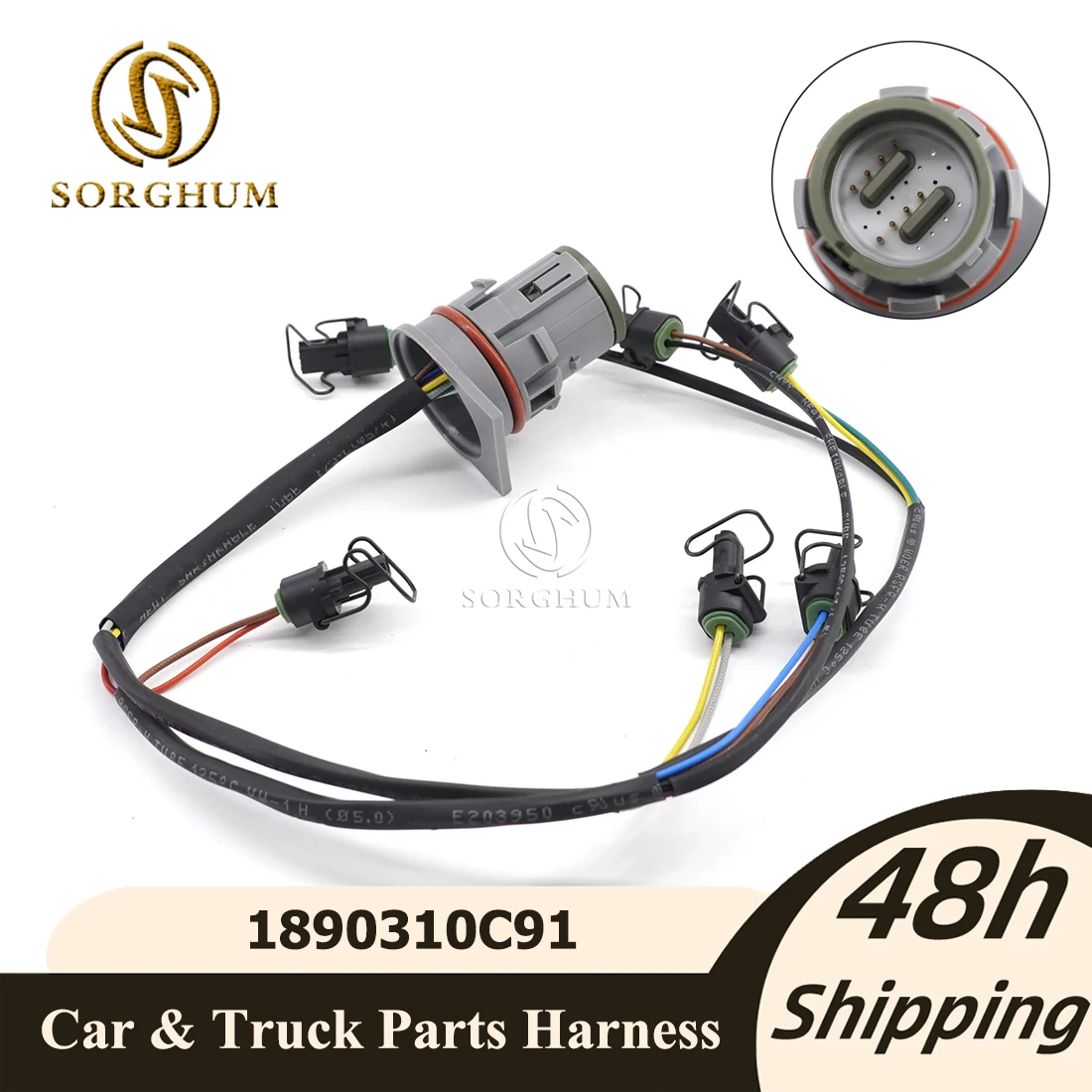 Sorghum Diesel Injector Harness 1890310C91 Car & Truck Parts Harness Internal Wiring For International Harness