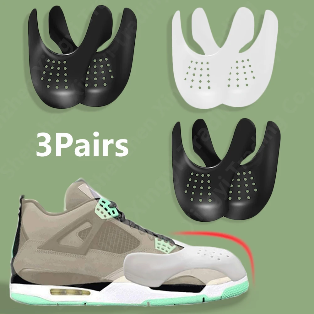 

3Pairs Shoe Crease Protector Prevents Sneakers from Wrinkling Man Woman Anti Crease Guards for Shoes Head Stretcher Dropshipping