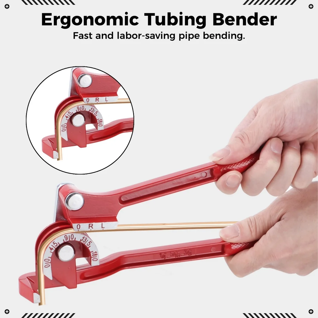 Pipe Bender 3-In-1 Tube Bender Tubing Bender For 1/4\