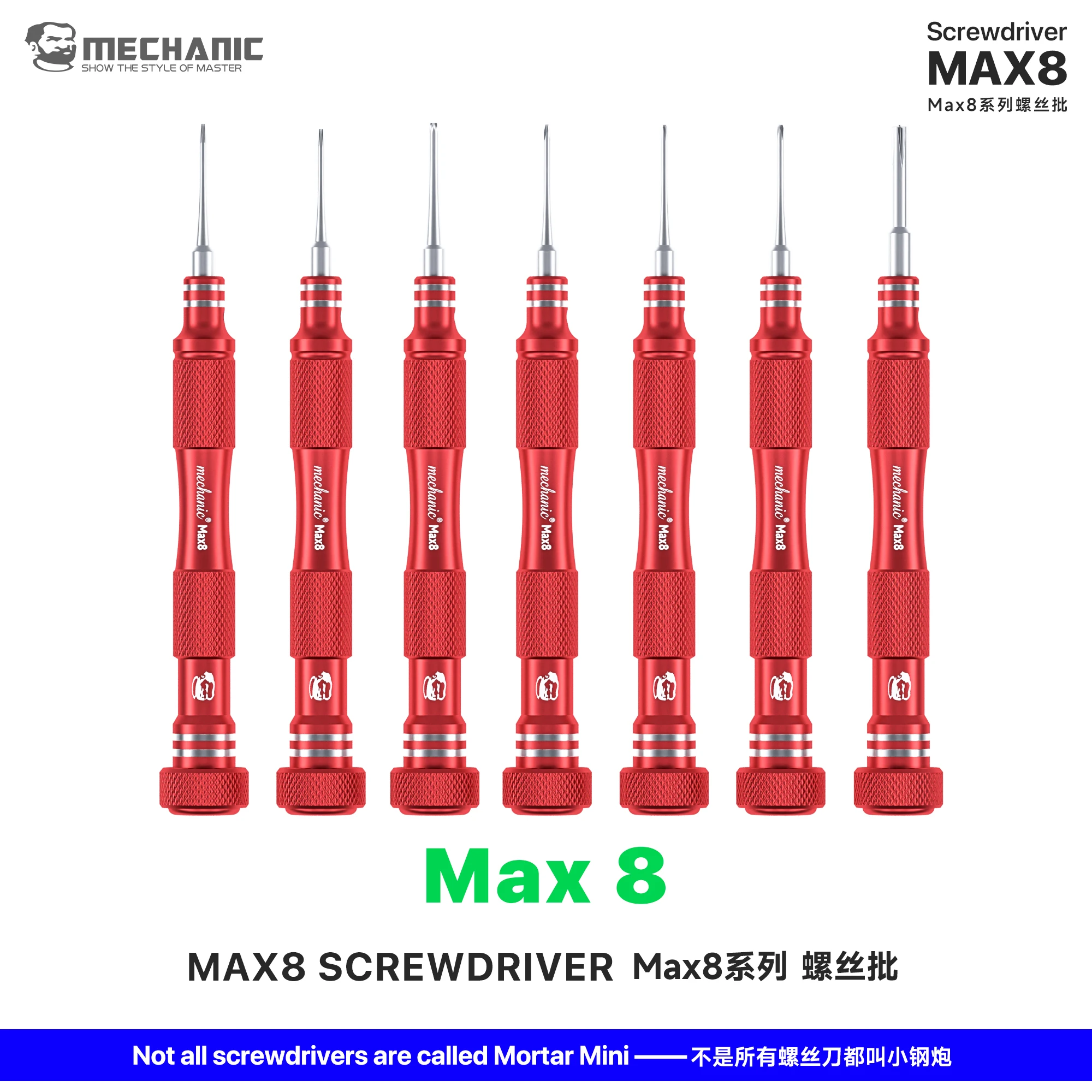 MECHAIC OFFICIAL High-Quality Colorful Screwdriver Max8High Hardness Screwdriver for iPhone IPad Watch Screen Opening Screw