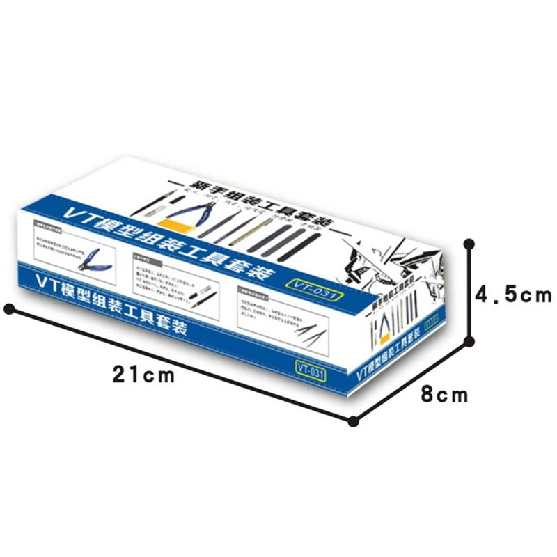 Kit di strumenti per modellismo Strumenti di base per modellatore Set artigianale Kit di strumenti per la costruzione di hobby per la riparazione di modellini di auto Gundam