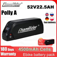 Polly A Chamrider Downtube Battery 52V Ebike Battery 500W 1000W Electric Bicycle Battery 22.5AH 50A BMS 21700 cell