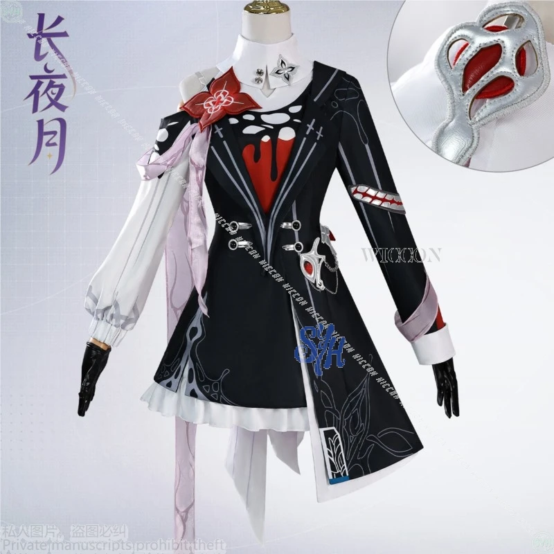 فستان هونكاي ستار ريل بين عشية وضحاها فستان قوطي أسود على طراز مصاص الدماء لوليتا للهالوين وعيد الميلاد