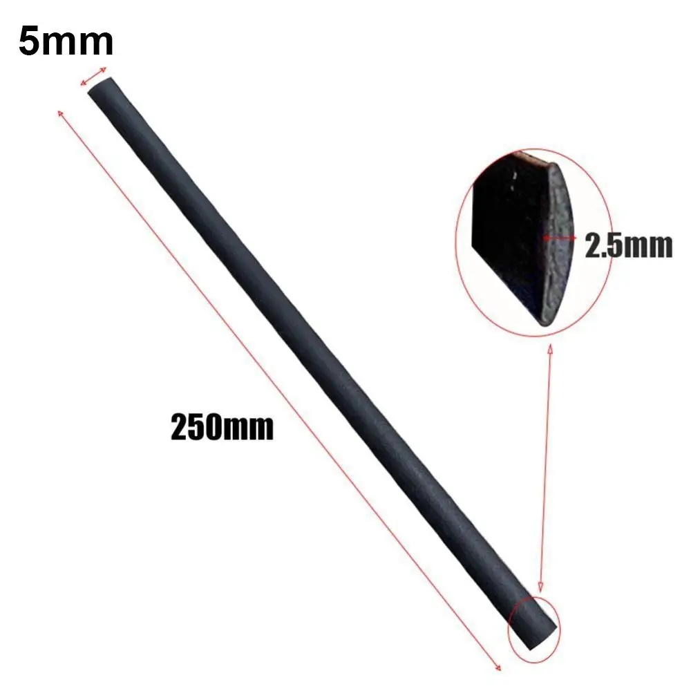 30pcs For TPO TEO PP Black PP Supplies Plastic Welding Rods Rods Welding Sticks Bumper Kayak