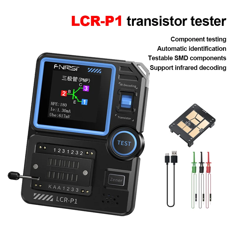 

Multi Functional Capacitance Meter Capacitance Resistance MOS Field-effect Transistor Electronic Component Detector