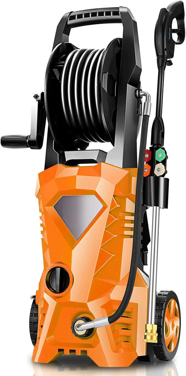 

4200 PSI Electric Pressure Washer with 33FT Pressure Hose 2024 Newest 2.8 GPM Power Washer with 4 Nozzle and Foam Cannon