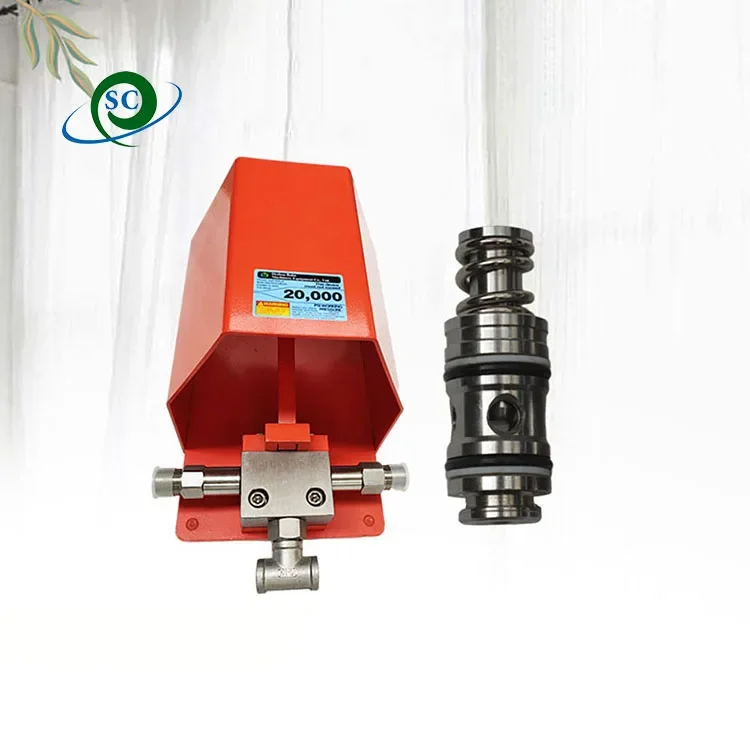 1500bar High Pressure SS Water jetting Hand Spray Gun&Foot Valve Repair Kits Regulator Valve Replacement for Surface Cleaning