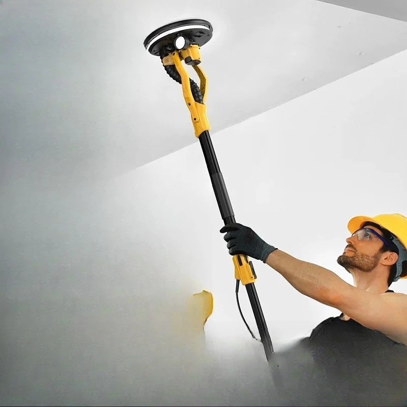 Brushless wall treatment sander, ultra-light polishing machine, putty sandpaper machine, long pole single-handed sand skin