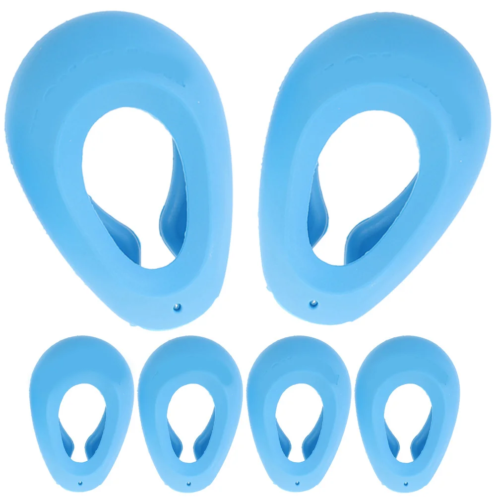 

3Pairs Hair Dye Ear Covers Silicone Ear Protectors Easy Use Shower Hair Coloring Earmuffs Noise Reducing Hairdresser Tools