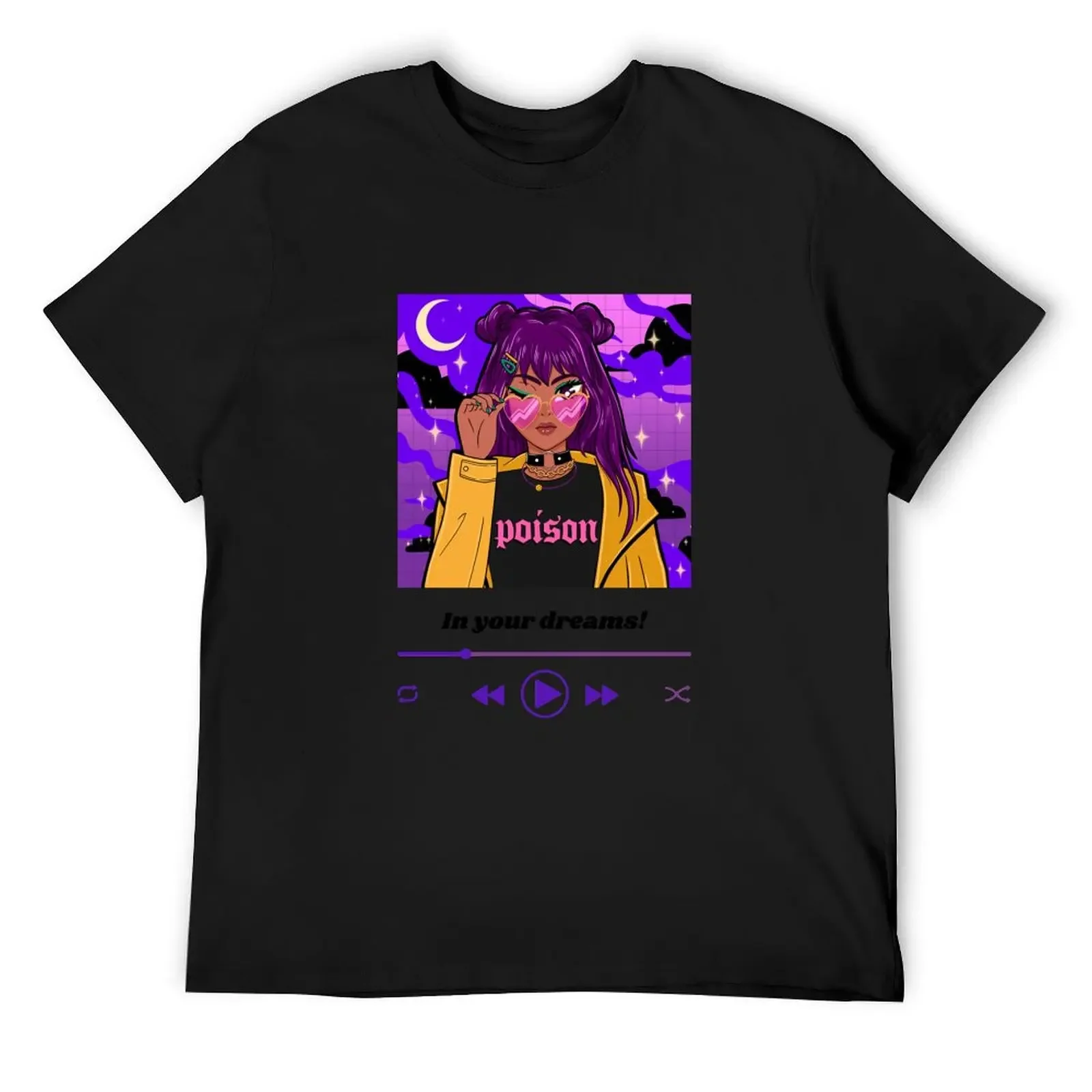 

Aesthetic Anime Playlist Girl #5 T-Shirt tops luxury t-shirt custom t-shirts essential t shirt men graphic t shirts