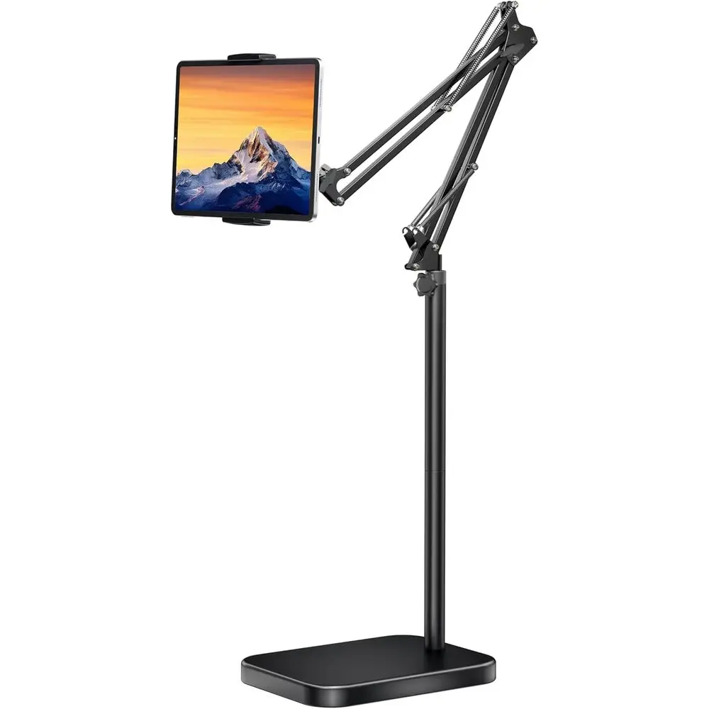 

Регулируемая подставка для планшета с основанием на 11 фунтов - подходит для iPad Pro, Air, Mini, Kindle, устройств с диагональю 4,7-13 дюймов