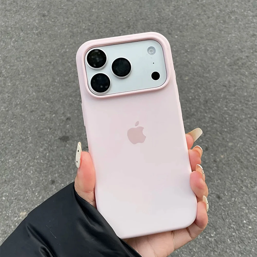 for iPhone 17 16 Pro Max Liquid Silicone Logo Phone Case For Apple 16 13 12 15 17 Pro Max 14 17Pro 11 Cover Soft Cases with Box view 3