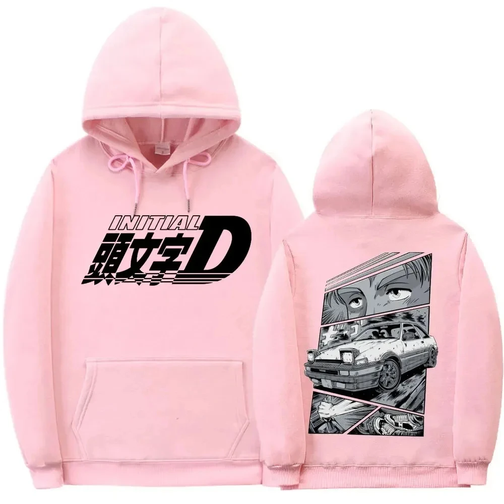 Boys Drift Anime AE86 Initial D Hoodie Akina Downhil Hoodies Men Women Oversized Fashion Kids Sweatshirt Men Hip Hop Streetwear