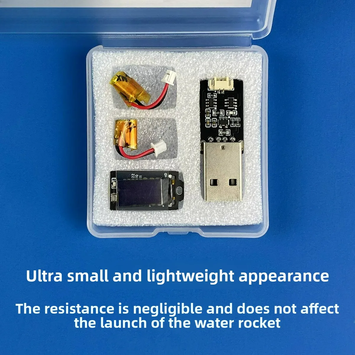 CADC Altimeter Water Rocket Model Rocket Altitude Meter 0-200m High Precision Flight Data Logger for RC Aircraft Competition