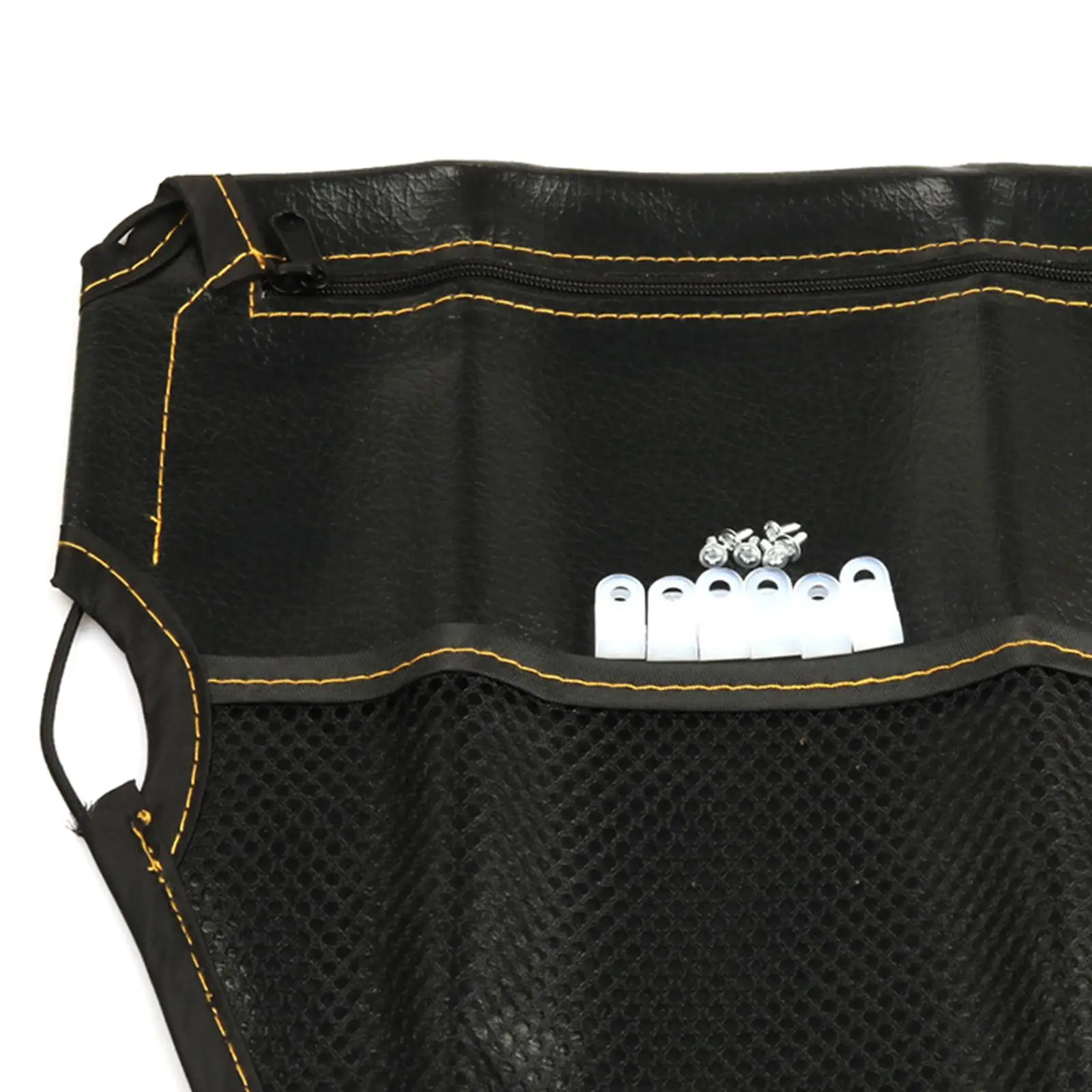 

Black PU Motorbike Motorcycle Under Seat Cushion Storage Pouch Bag Durable