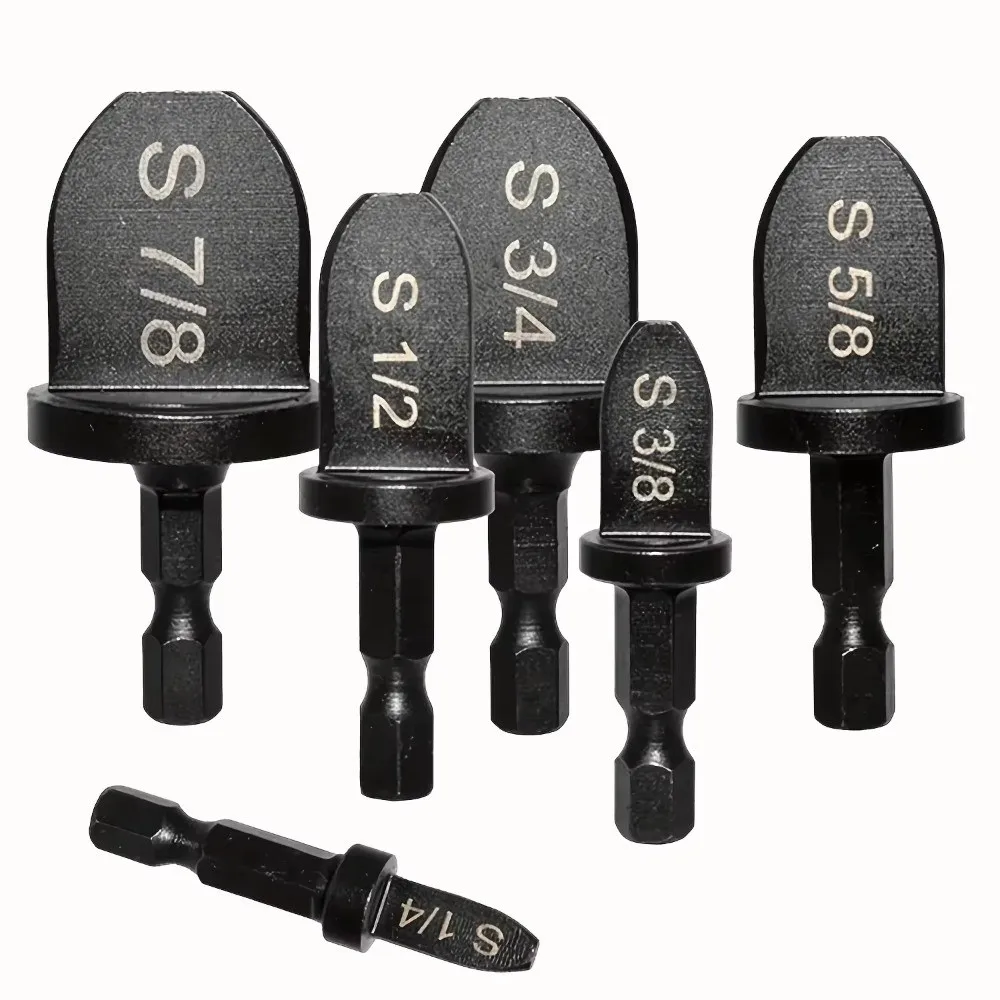 5/6Pcs Hexagonal Handle Copper Tube Expander HVAC Repairing Set Steel Pipe Hole Flare Extender Manual Take-over Tool Swage Tool