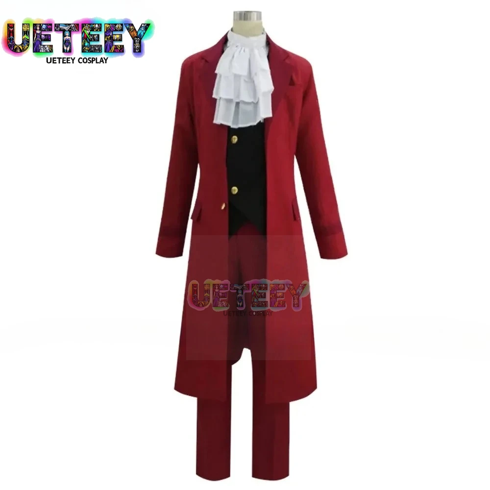 

UETEEY COS аниме Ace Attorney Gyakuten Saiban Miles Edgeworth косплей костюм любой размер