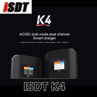 ISDT K4 AC 400W DC 600W Dual Mode Smart Balance Charger for 1-8S LiPo Battery