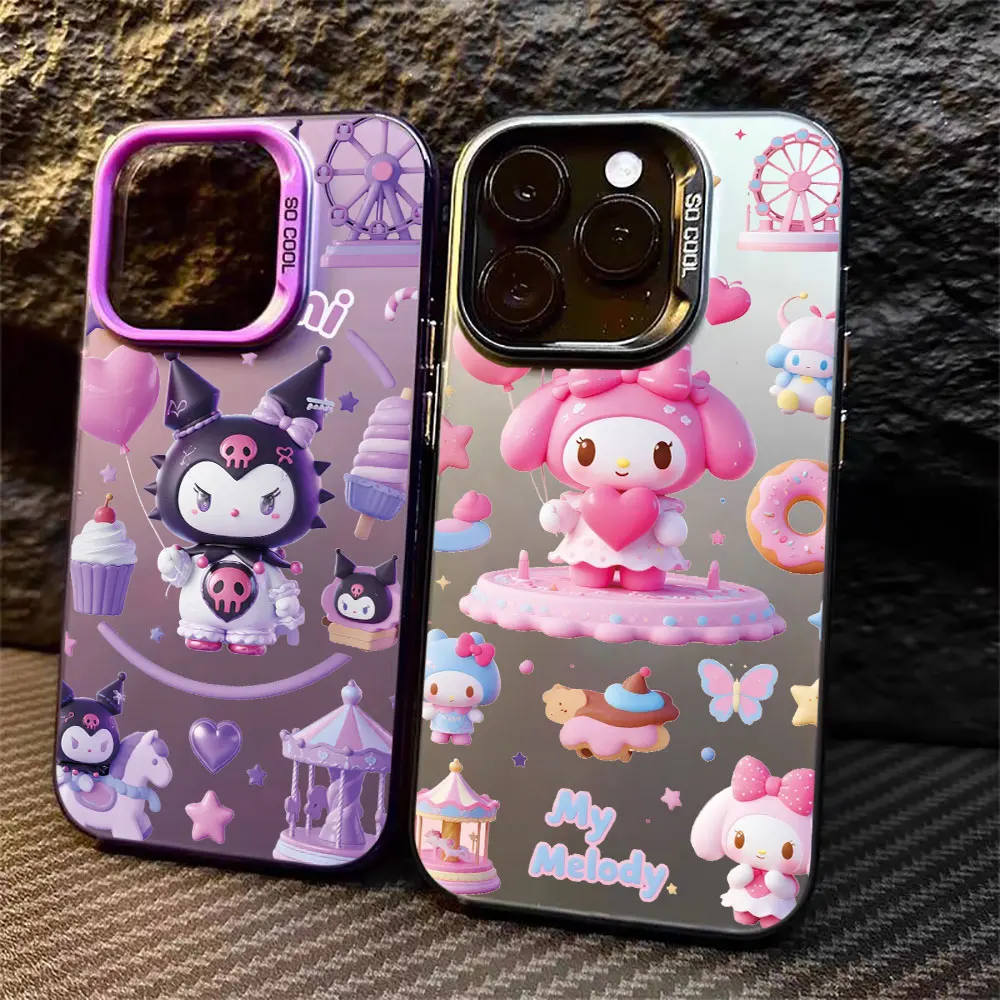 

Cute Cartoon My Melody Kuromi A55 Case For Samsung Galaxy A56 A55 A54 A53 A52 A51 A73 A72 A71 A36 A35 A34 Shockproof Phone Cover