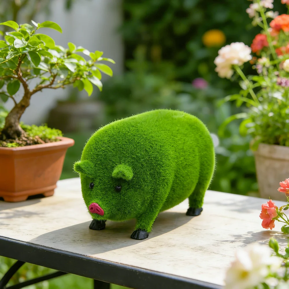 Resin Art Sculptures - Escultura de Animal, Estátua de Porco