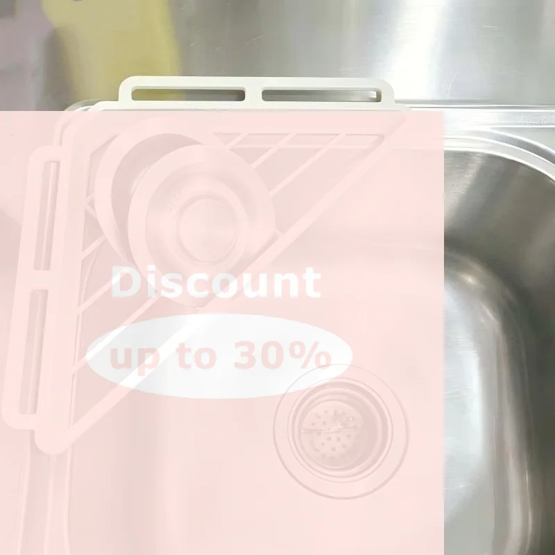 Quick Drain Triangle Corner Sink Shelf Multifunctional Space Saving Dish Drainer Rack for Kitchen Countertop Dish Drying Storag