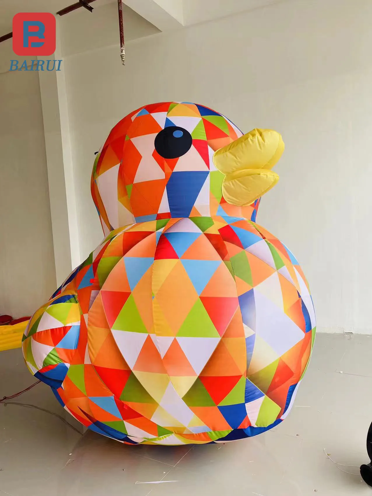 Inflatable cartoon outdoor large color block creative small yellow duck small yellow chicken custom air model