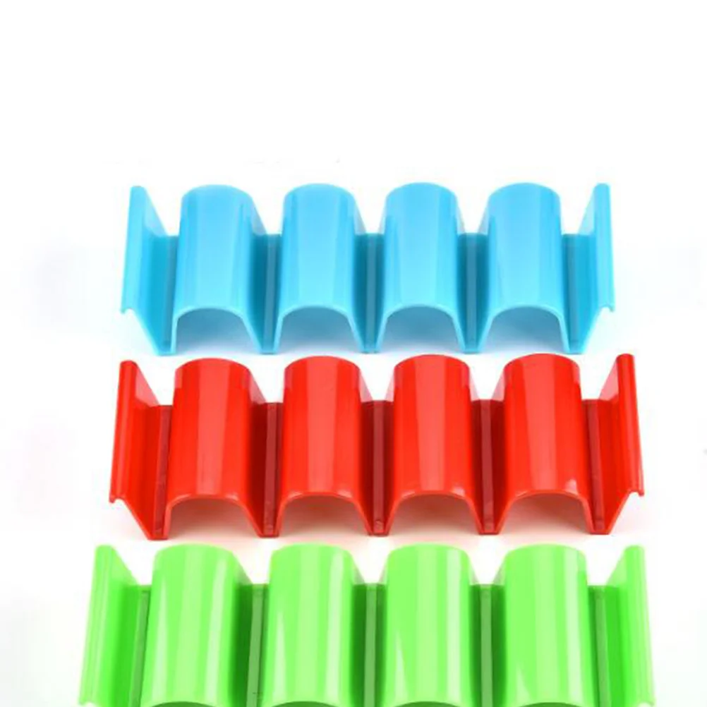 3Pcs Mexican Pancake Rack Thick Stable Storage Holder for Burritos Pancakes Sandwiches Home Kitchenware Pizza Storage Tool