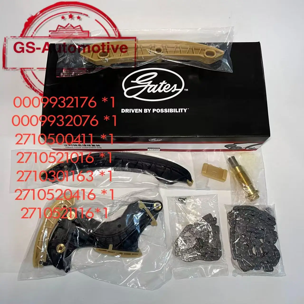 Timing Chain 0009932176 0009932076  2710500411 2710521016  2710301163  2710520416 2710521116 for Benz M271 W203 W204  C180 E200