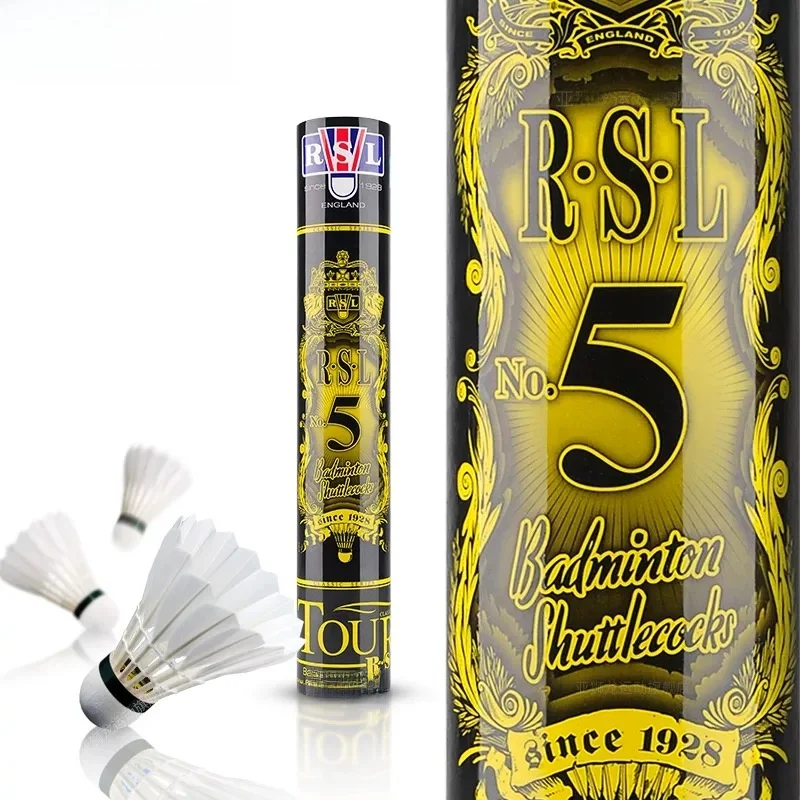 rsl-yailong-5th-rsl5-training-and-match-special-stable-windproof-2-pairs-badminton-uttleco-high-quali-wooden-core