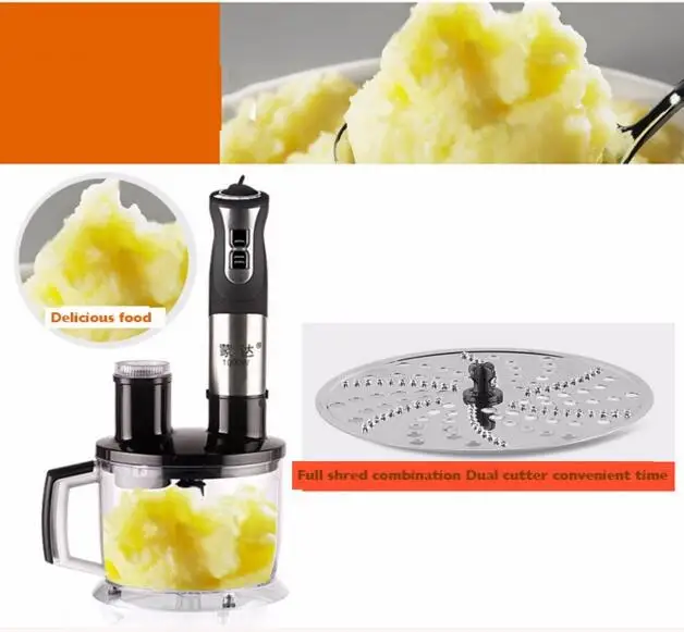 다기능 식품 가공기 전기 믹서기, 스테인리스 스틸 고기 연마기, 과일 밀크 쉐이크 믹서