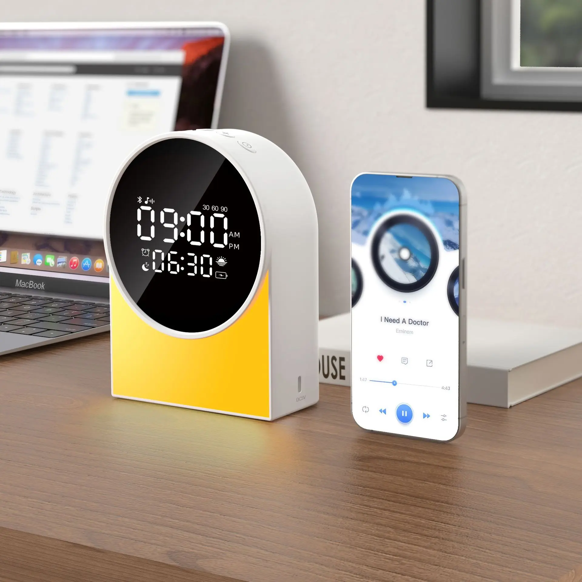 

Новое устройство для сна с белым шумом, ночник, Bluetooth-колонка с белым шумом, устройство от бессонницы, свет для пробуждения с белым шумом