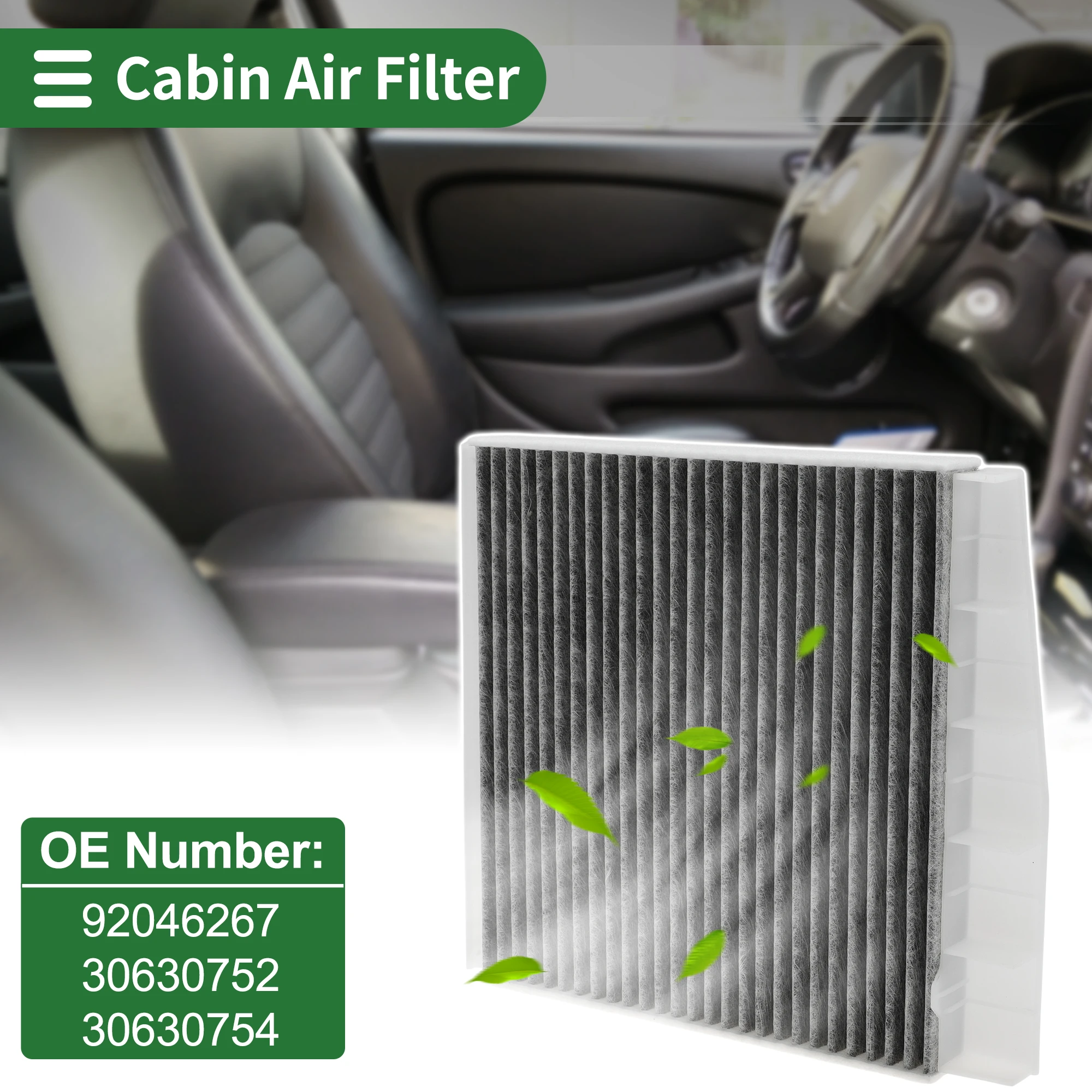 

Uxcell No 92046267 Воздушный фильтр салона для Volvo S60 I (384) 2.0 T 2000-2010 1 шт.