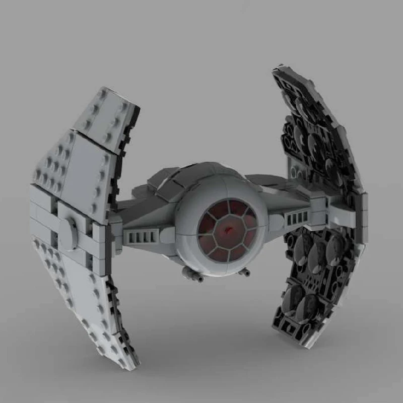 293 PCS Star Battle Tri-Wing Ion Defender Prototype MOC Customize Modular Building Block Educational DIY Boys Holiday Toy Gifts