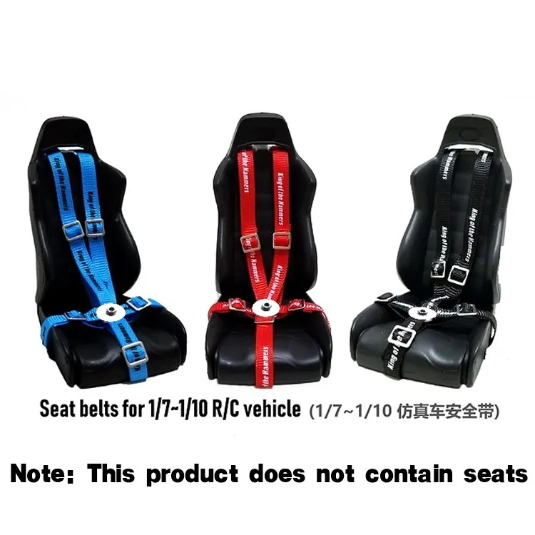 1 Mock Seat Belt For 1/10 Rc Climbing for traxxas Trx4 Defender Axial Scx10 Rc4wd Rtg Km Accessory