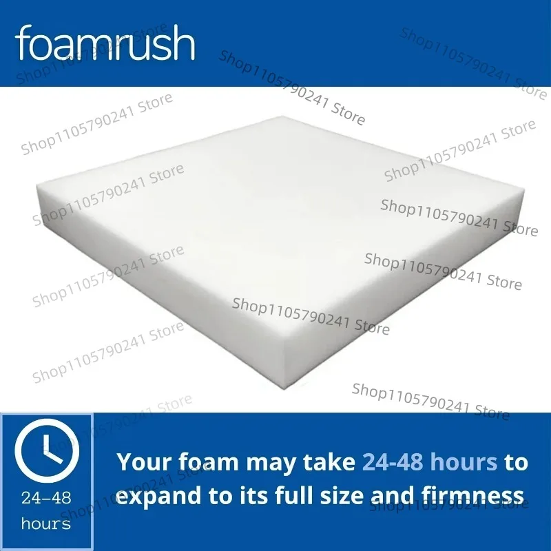 Custom High Density White Foam Bench Cushion Foam Upholstery Replacement Pad Window Cushions  Mattress Sofa Seat Cushion Foam