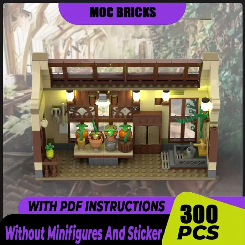 

Модель фильма Moc, строительные блоки, гербология, модель теплицы, технология, кирпичи, знаменитая раence, сделай сам, сборка, праздничный набор игрушек, подарки