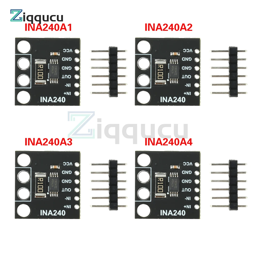 

INA240A1/A2/A3/A4 Current Sense Amplifier Module - Bidirectional Current Monitoring Acquisition Breakout Board