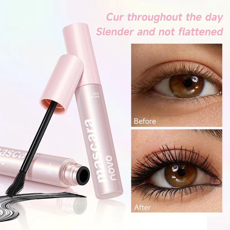 Waterproof Mascara, Rich In Vitamin E, Thickening And Lengthening Smudge Proof, Fast Drying, Non-Caking