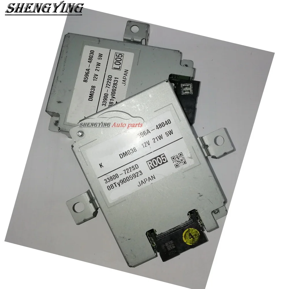 8596A-48040 8596A-48030 Original 90new Computer Headlamp 12V 21W 5W LED Headlight Control Drive Module DM038 Left or Right