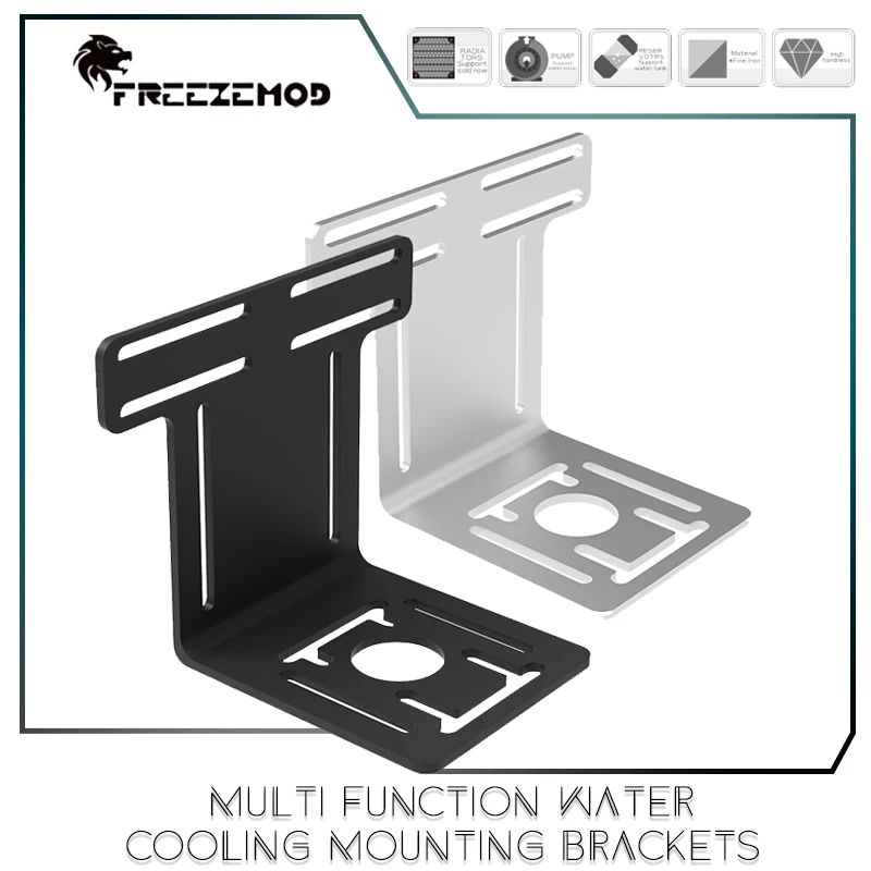FREEZEMOD SXZJ-V3 Multi-function Water Cooling Mounting Brackets For Radiators/Pump/Reservoir/Water Tanks Support Holder Stand