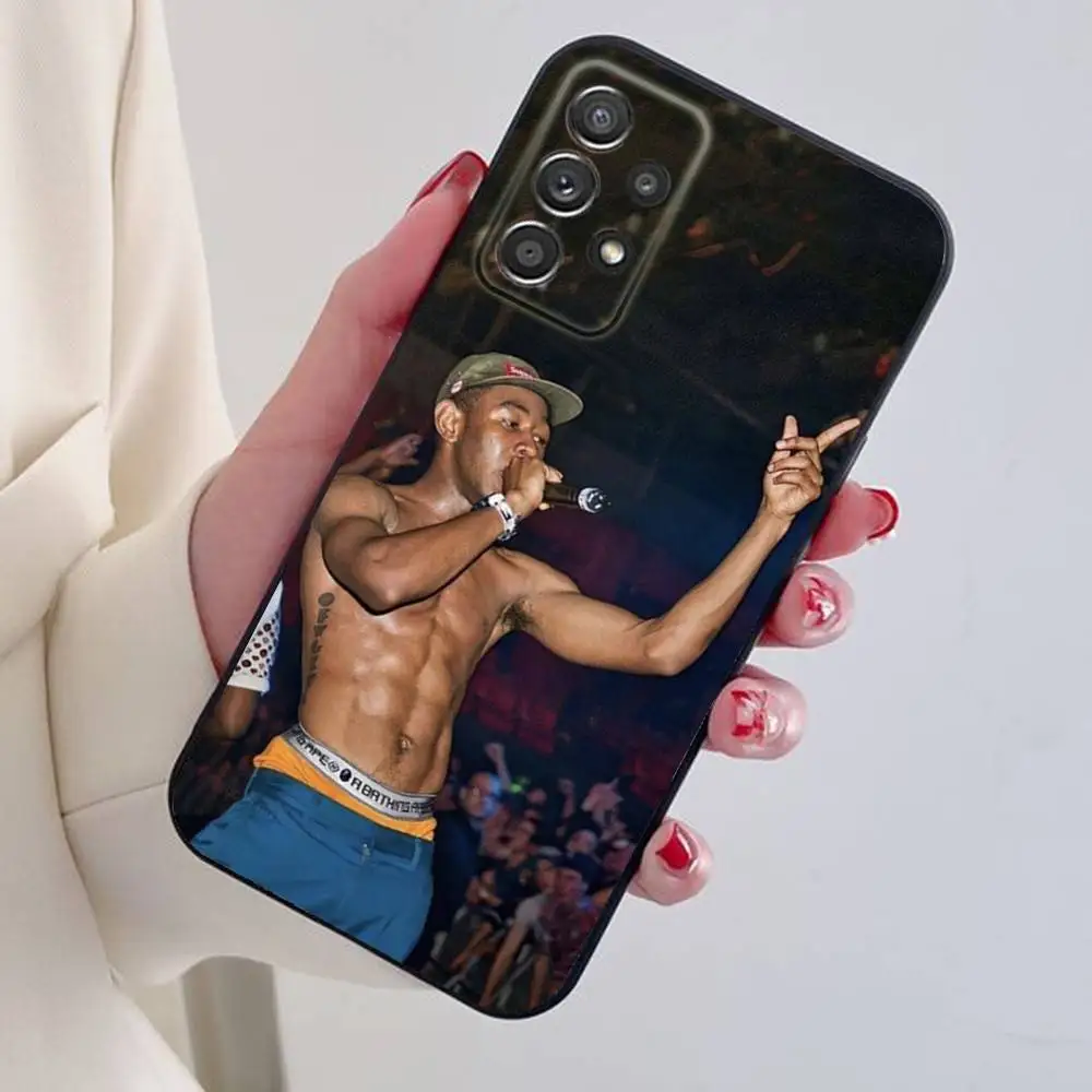 Чехол для телефона Tyler The Creator DONT TAP THE GLASS для Samsung S24,21,22,23,30,Ultra,20,Plus,Note,10,9,черный мягкий силиконовый чехол