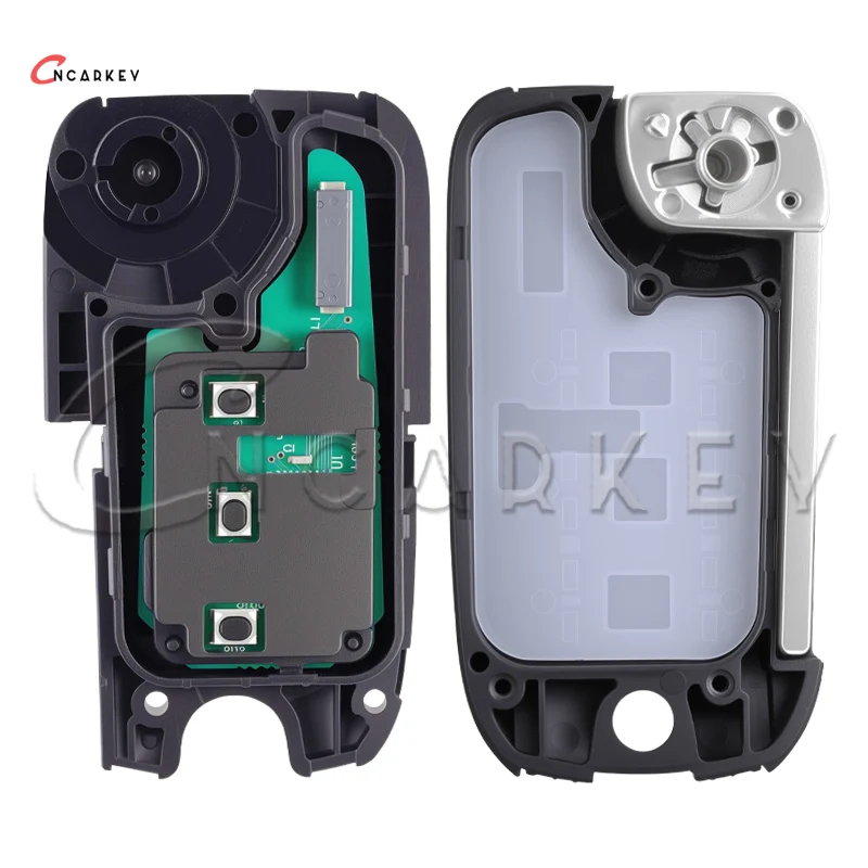 Chiave per auto remota Go senza chiave adatta MG ZS MG5 MG6 HS MG3 RX5 RX8 ZS ID47 Chip PCF7961X Hitag3 433 MHz Non Smart Auto Fob Flip 3 pulsanti
