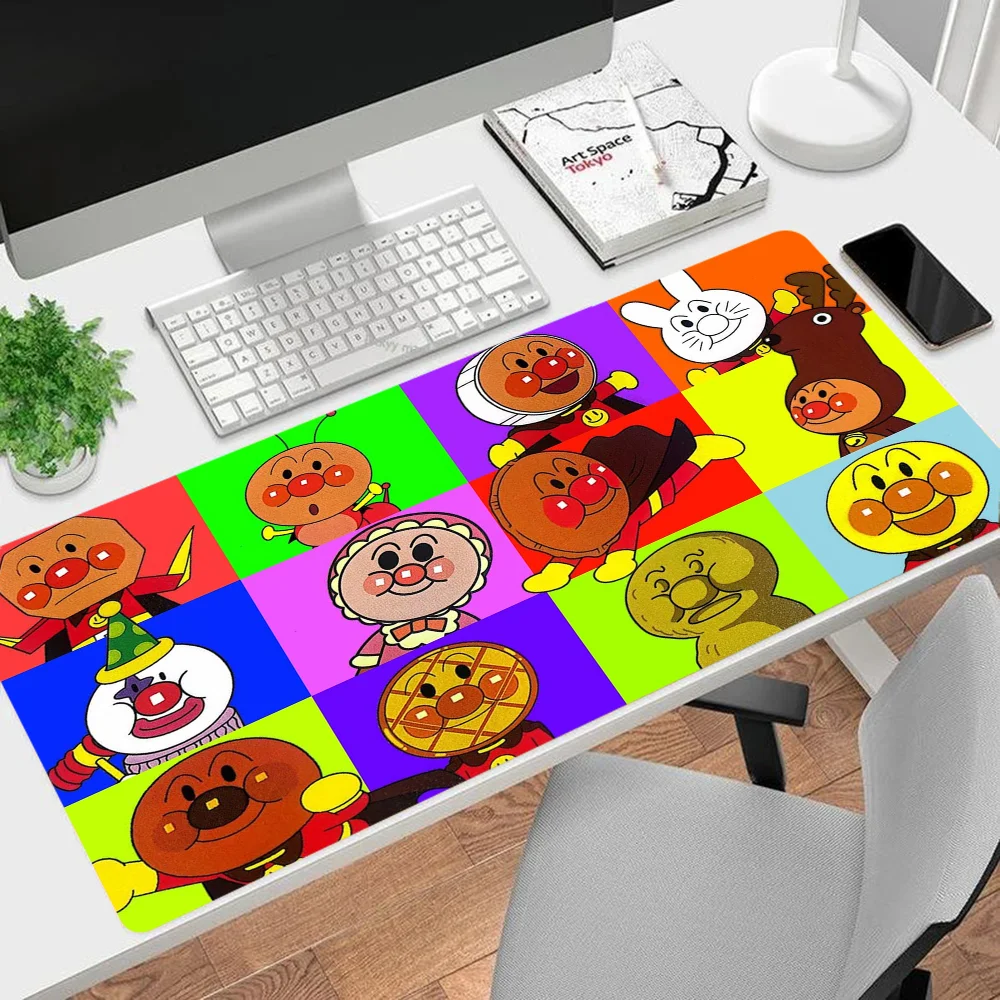 C-Children-anpanman Mousepad INS Tide Large Cartoon Anime Gaming Mouse Pad Keyboard Mouse Mats Desk Mat Accessories
