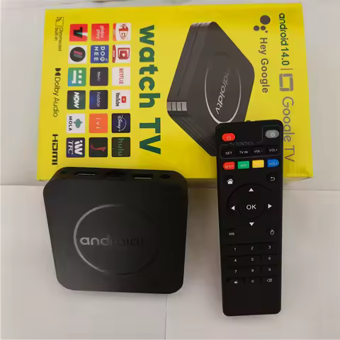 Q3 Android 14 8K HD Smart TV Box Support 2.4G WiFi Media Player 2GB 16GB HDR10 Google Assistant Media Player Set Top Box Q11