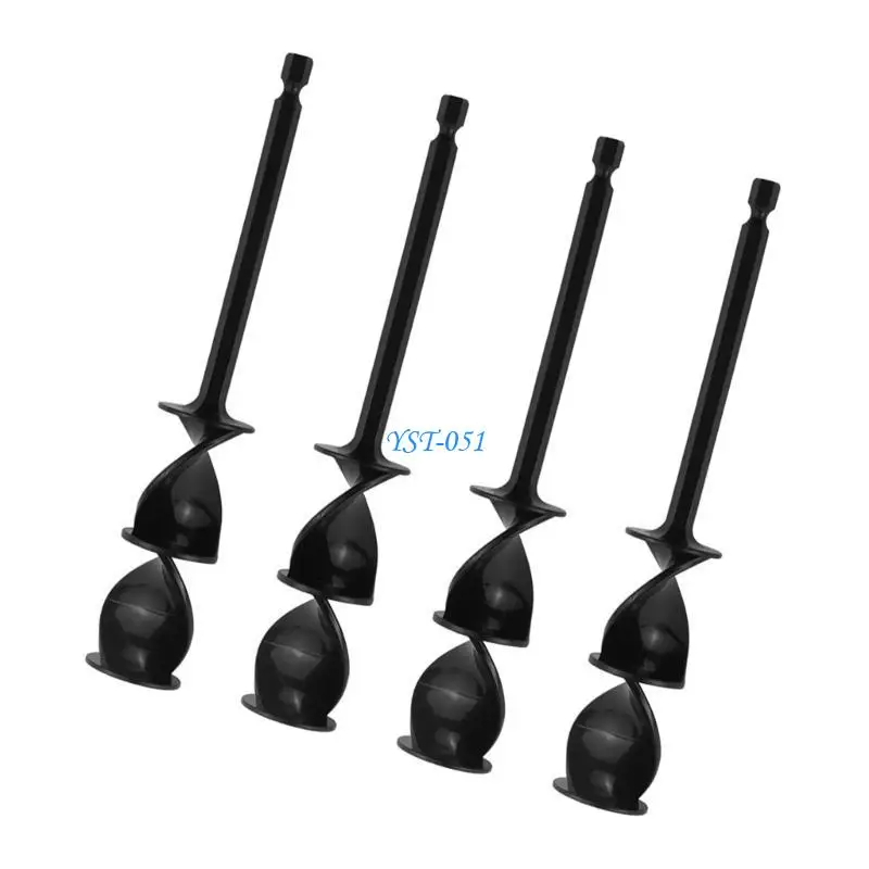 

E15A Pack Of 4 Epoxy Mixers Resins Paint Putty Cement Mixing Rod for Epoxy Latex Oil