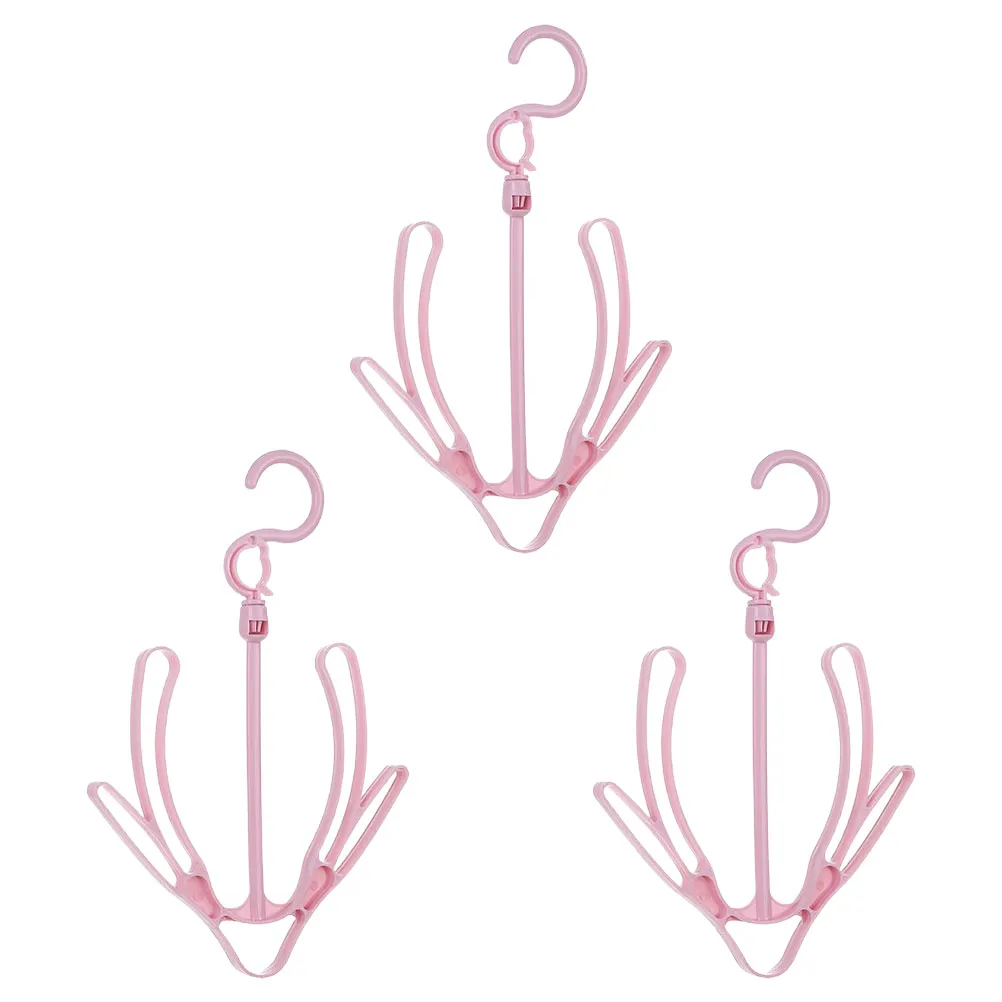 

3pcs Shoe Racks Plastic Hanging Drying Organizer Space-Saving Double Hook Design For Bedroom Wardrobe Slipper Drying Rack Shoes