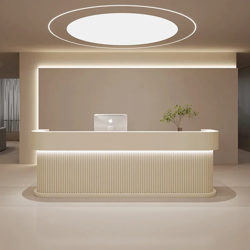 

Clothing Store Business Reception Desks Counter For Cash Register Atril Salon Customer Center Hallway Table Office Desk Pulpitos