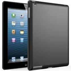 Soft Case For iPad 2 3 4 9.7 inch 2th 3th 4th A1395 A1416 A1459 A1460 Flexible Silicone TPU Black Protective Shell Back Cover