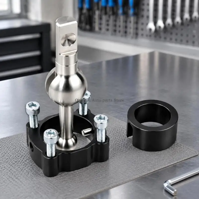 Gear Shifter Replacement with Reduced Travel, Metal Lever, Mounting Base, Circular Collar, and Included Hardware for Gear-Change