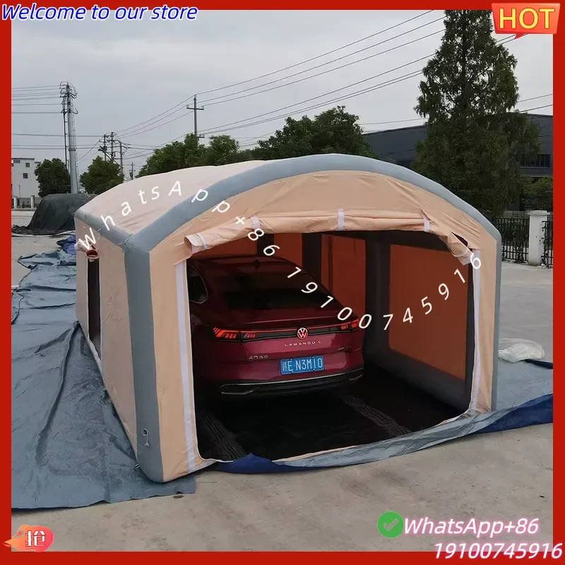CE Durable Waterproof Inflatable Car Tent All-Season Inflatable Car Canopy Outdoor Inflatable Car Shelter Tent